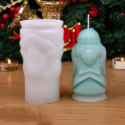 Christmas Cylinder DIY Candle Silicone Molds PW-WGBCED0-01-1