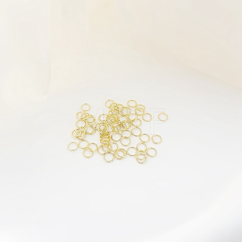 50Pcs Brass Open Jump Rings PW-WG80FA8-04-1