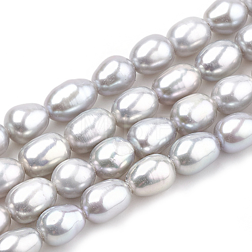 Natural Cultured Freshwater Pearl Beads Strands PEAR-S012-75B-1