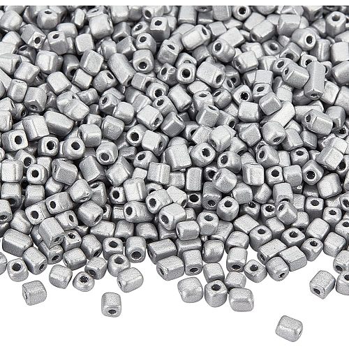  2000Pcs 6/0 Baking Paint Glass Seed Beads SEED-NB0001-80-1