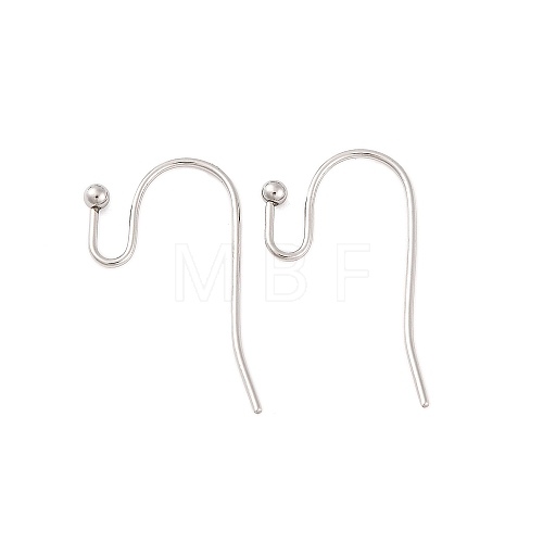 Tarnish Resistant 316 Surgical Stainless Steel Earring Hooks STAS-I045-03-1