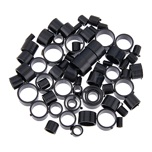35Pcs 35 Style Plastic Guides Ring KY-FH0001-24-1
