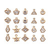 Craftdady Rhombus Alloy Charms ZIRC-CD0001-01-22