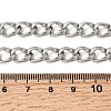 Tarnish Resistant 304 Stainless Steel Twisted Chain Curb Chain Necklaces NJEW-V0323-07-3