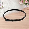 6MM Flat Leather Cord Adjustable Choker Necklaces NJEW-CL0001-26-4