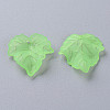 80Pcs Autumn Theme Transparent Frosted Acrylic Pendants SACR-YW0001-58-C-1