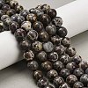 Natural Astroite Jasper Beads Strands G-F814-A01-8mm-1