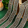 Ethnic Style Embroidery Polyester Ribbons OCOR-WH0070-10B-04-4