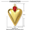 304 Stainless Steel Pendants STAS-OY001-60G-2