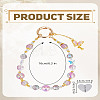 1Pc Glass & Acrylic Beaded Mobile Phone Straps AJEW-LP0004-37-2