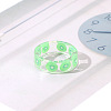 Transparent Resin Finger Rings WG0FCEE-14-1