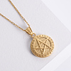 Vintage Punk Stainless Steel Viking Pentagram Pendant Necklaces for Unisex CH3922-4