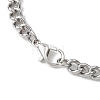304 Stainless Steel Star of David Link Chain Necklaces NJEW-JN05658-4