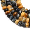 Natural Tiger Eye Beads Strands G-C259-A47-5x8mm-4
