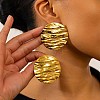 304 Stainless Steel Stud Earrings EJEW-C183-01G-2