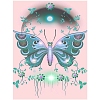 Butterfly with Moon DIY Diamond Painting Kits PW-WG12145-01-1