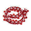 Handmade Lampwork Beads Strands LAMP-N036-21E-2