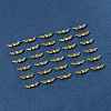 100Pcs Tibetan Style Alloy Fairy Wing Beads TIBEB-FS0001-14-9