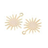 Brass Pendants KK-C163-03G-2