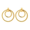 201 Stainless Steel Earrings EJEW-Q026-02G-B-2