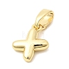 Brass Letter Charms KK-G554-22G-X-2