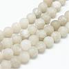 Natural White Jade Bead Strands G-R297-10mm-26-1