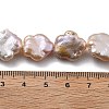 Natural Baroque Keshi Pearl Beads Strands PEAR-P064-07B-02B-5