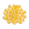Luminous Handmade Foil Glass Beads LAMP-P020-01A-03-2
