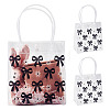 Rectangle Transparent Printed PVC Plastic Gift Tote Bags ABAG-TADJ0002-002G-2
