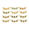 Brass & Glass Pendants KK-CBA6A75-54G-1