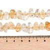 Natural Citrine(Heated) Beads Strands G-K393-B03-5