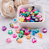 Fashewelry 330pcs 11 Style Handmade Polymer Clay Beads CLAY-FW0001-01-4