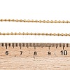 304 Stainless Steel Ball Chain Tassel Y Necklaces for Women LS-NJEW-Z104-01G-4