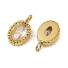 304 Stainless Steel Micro Pave Cubic Zirconia Charms STAS-K302-01E-G-2