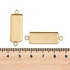 Ion Plating(IP) 304 Stainless Steel Cabochon Connector Settings LS-STAS-F222-032G-3