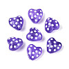 Transparent Glass Enamel Beads Strands GLAA-N061-10B-1