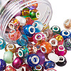 Handmade Lampwork European Large Hole Beads and Glass European Beads LPDL-TA0001-01S-16