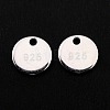 925 Sterling Silver Chain Tabs STER-K167-011A-S-1