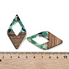 Walnut Wood Pendants FIND-Z050-02E-3