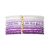 8Pcs Glass Seed Beads Stretch Bracelets for Women BJEW-MZ00270-3