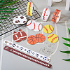  DIY Sport Theme Bracelet Earring Making Kit DIY-TA0005-86-13