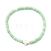 Dyed Glass Imitation Jade Beads Stretch Bracelets BJEW-JB13840-4