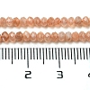 Natural Peach Moonstone Beads Strands G-A097-C02-01-5