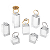 7Pcs 7 Sizes Acrylic Ring Display Riser Stand Sets ODIS-WH0099-256A-1
