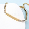 304 Stainless Steel Rhinestone Cup Chain Bracelets BJEW-G753-02G-03-3
