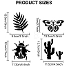 US 1 Set Insect Plant PET Hollow Out Drawing Painting Stencils DIY-MA0001-73A-2