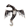 Cartoon Flying Dragon Brooches PW-WG32702-01-1