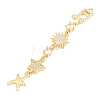 Brass Micro Pave Cubic Zirconia Big Pendants KK-A297-04C-G-2