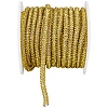 7.1 Yards Glass Rhinestone Synthetic Rubber Round Cord DIY-GF0013-74A-7