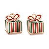 Christmas Theme Alloy Enamel Pendants ENAM-T020-33C-1